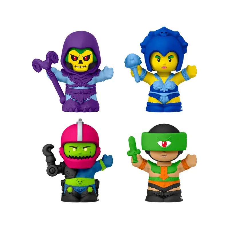 Seizoensaanbieding Masters of the Universe Little People Collector pack 4 Evil Warriors minifigures 7 cm