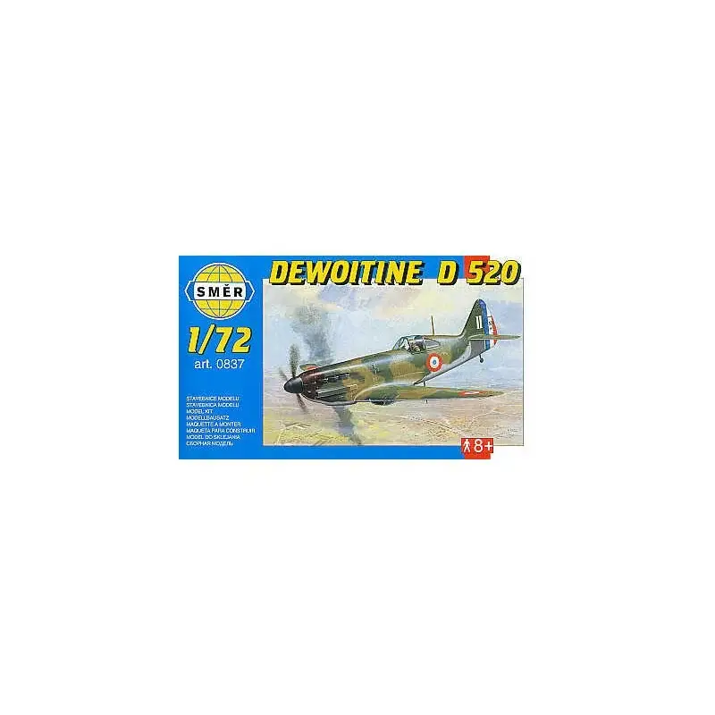 Actieprijs Dewoitine D.520 Schaalmodel