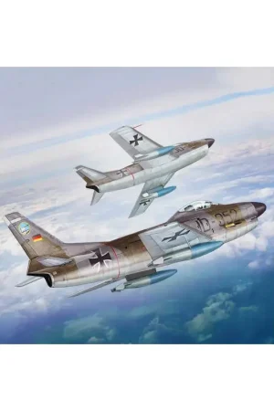 Merkproduct Plastic model plane NORTH AMERICAN F-86K SABER DOG AIR FORCE 1957 1:32 Schaalmodel