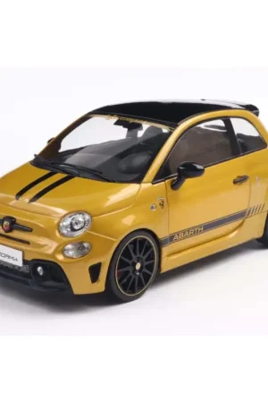 Voordeelprijs 1:18 fiat f595 abarth solido works yellow 2024 Miniatuur