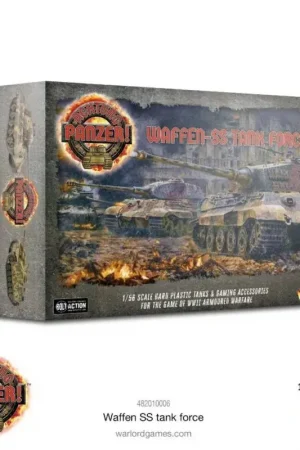 Achtung Panzer! Waffen SS Tank Force Figuur spellet Merkproduct