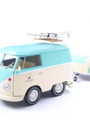 Cool combi mint green & white 2024 1/18 Miniatuur Laatste Versie