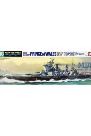 Gereduceerde Prijs HMS Prince of Wales - Battle of Malaya Schaalmodel