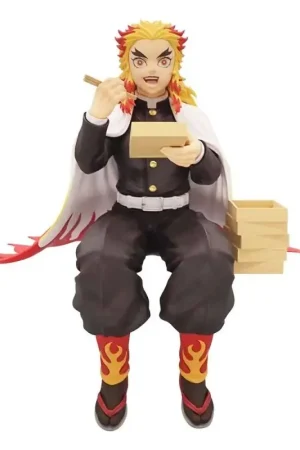 Merkproduct Demon Slayer Noodle Stopper Rengoku Kyojuro figure 14 cm Figuurtje