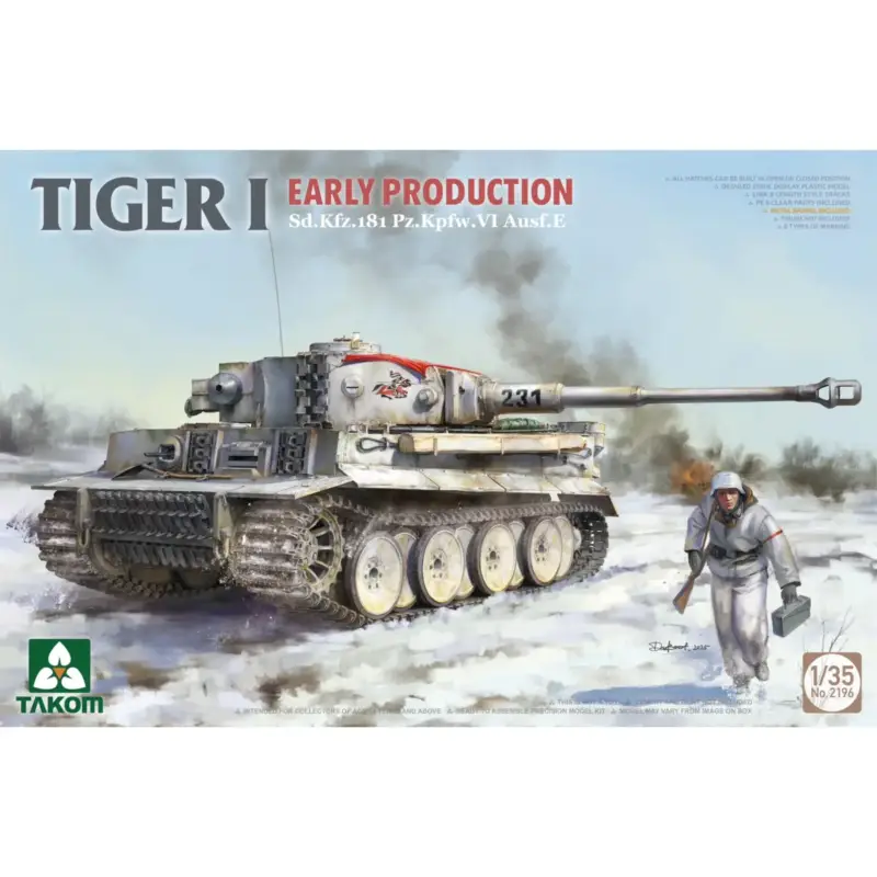 Actieprijs TIGER I early production Pz.Kpfw.VI Ausf. E Schaalmodel