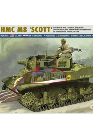 75mm HMC M8 SCOTT Early Version Schaalmodel Op = Op