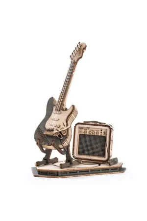 Eenvoudige elektrische gitaar 3D-puzzel Superprijs