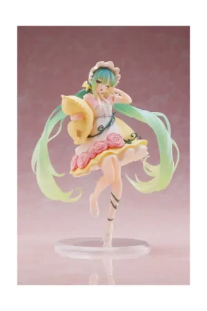Direct Verzonden Hatsune Miku Hatsune Miku Wonderland Figure Sleeping Beauty Reissue 18 cm Figuurtje