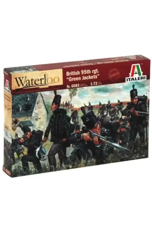 Beperkt Aanbod WATERLOO British 95th rgt. ''Green Jackets'' Figuren