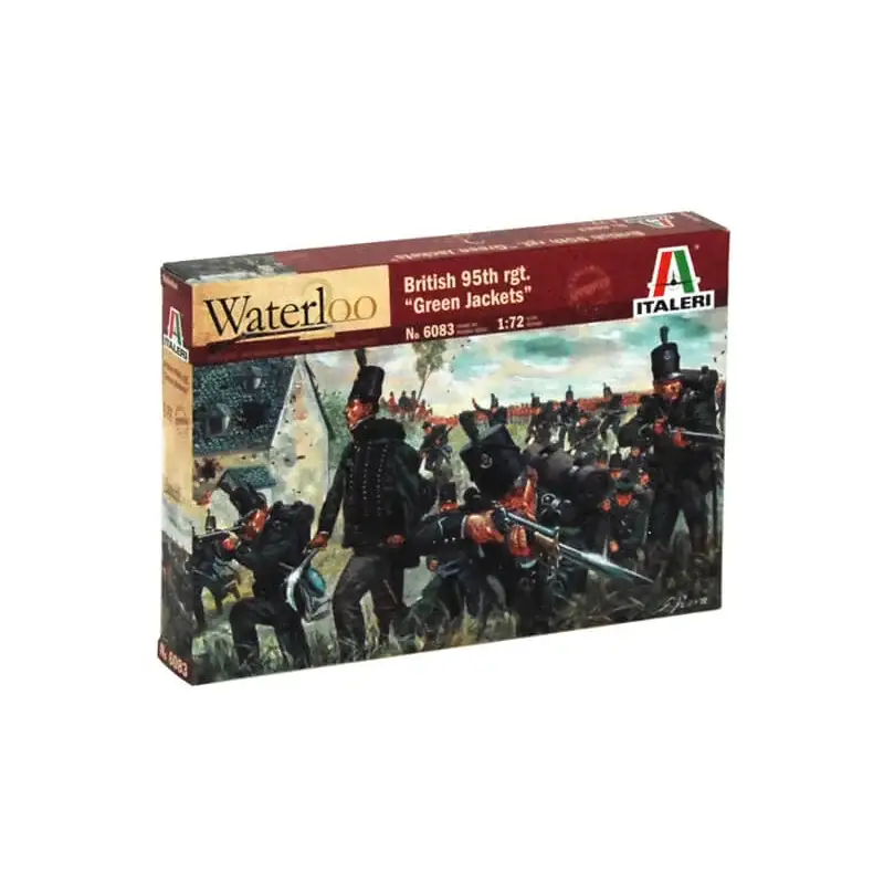 Beperkt Aanbod WATERLOO British 95th rgt. ''Green Jackets'' Figuren