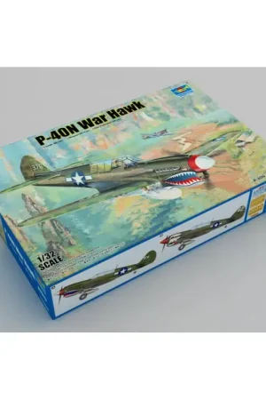 Curtiss P-40N Warhawk Schaalmodel Op = Op
