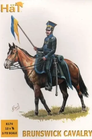 Brunswick Cavalry Napoleonic x 12 mounted figures Figuren Aanbieding