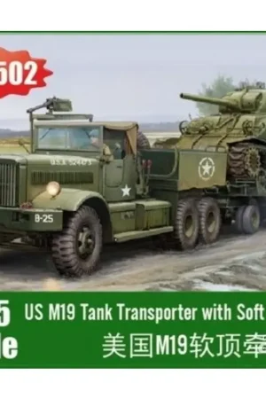 Op = Op M19 Tanktransporter met cabine met softtop Schaalmodel