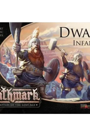 Oathmark Dwerg Infanterie Figuur spellet Seizoensaanbieding