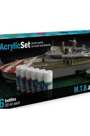 Warships painting set Acrylverf Beperkt Aanbod