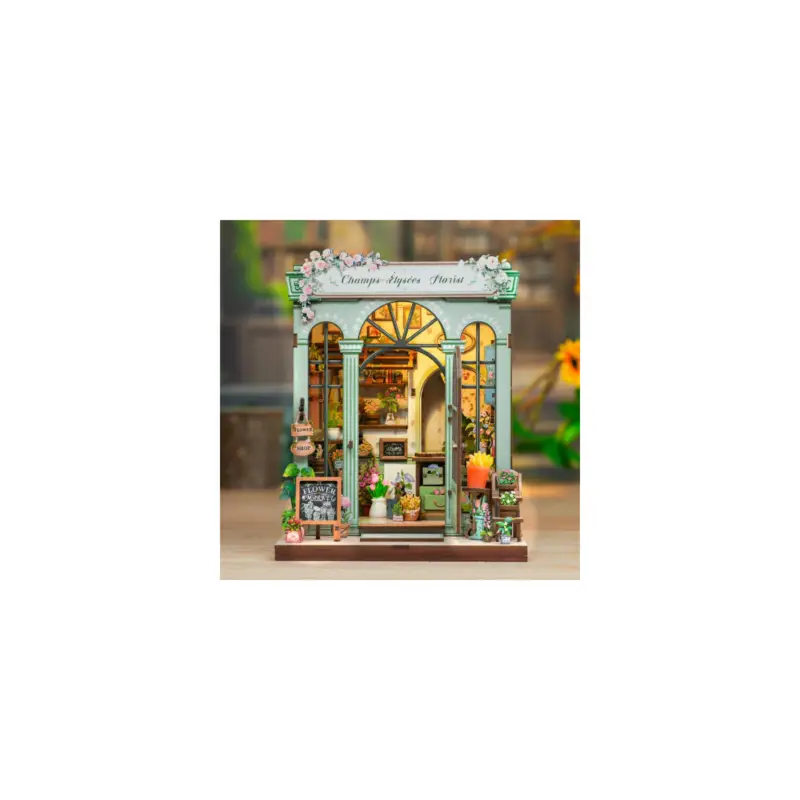 Puzzle 3d 3D Puzzle Bookend Book Nook CHAMPS ELYSEE FLORIST Merkproduct