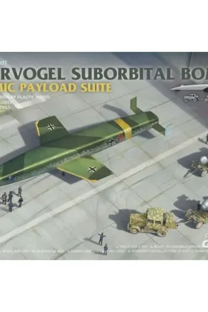 Superprijs Silbervogel suborbital bomber & atomic payload suite Schaalmodel
