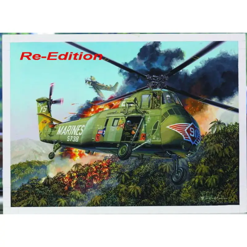 Hoge Kwaliteit H-34 US MARINES - Re-editie Schaalmodel