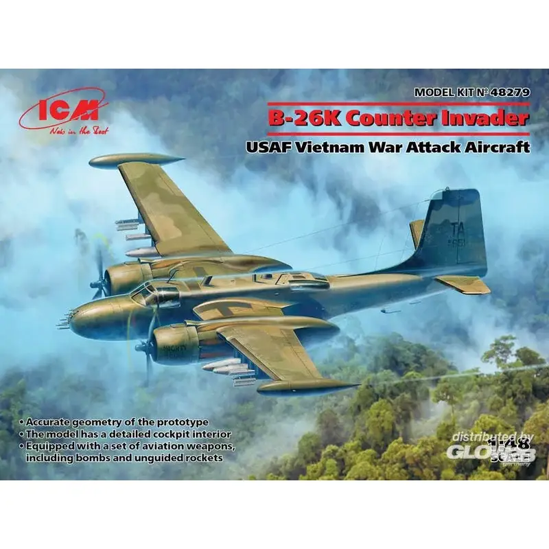 B-26K Counter Invader, USAF Vietnam War Attack Aircraft Accessoire Voordeelprijs