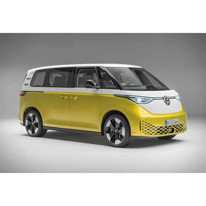 1/24 VOLKSWAGEN ELEKTRISCHE BESTELWAGEN - Geel en wit Miniatuur Dagaanbieding