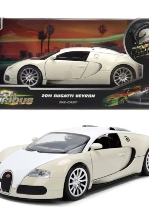 FAST & FURIOUS - 2011 Bugatti Veyron - 1:24 Miniatuur Speciale Aanbieding