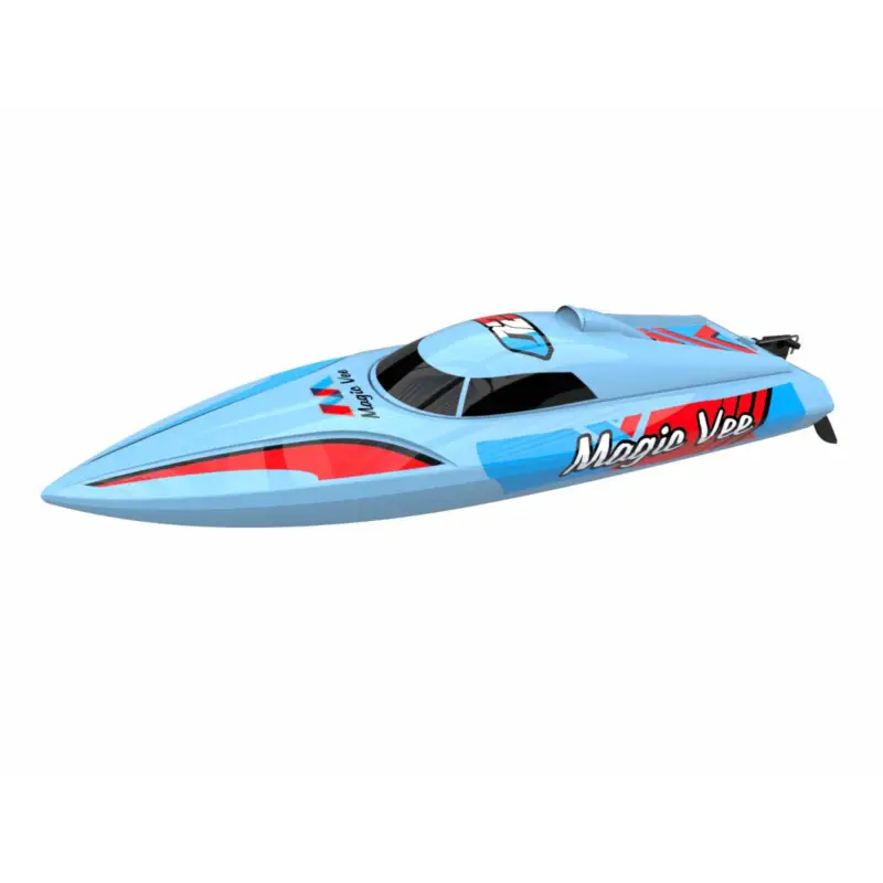 Hete Deal Joysway Magic Vee V6 Electric ABS 270mm Brushed 2.4G RTR Boat elektrisch RC boot