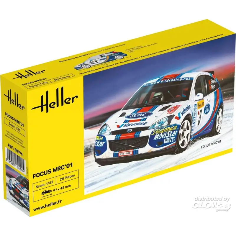 Favoriet Focus WRC'01 Schaalmodel