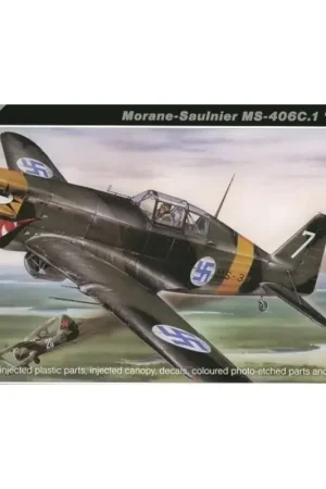 Koop Online Morane Saulnier MS.406C.1 HI-TECH. Together with the Dewoitine D.520 the Morane Saulnier MS.406 formed the backbone of the Frenc
