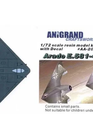 Arado Ar-E.581-4. In 1943, Arado began work on series of the Ar E.555 flying wing bomber project. This flying wing configuration Lage Kosten