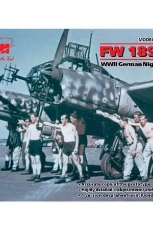 Focke-Wulf Fw-189A-1 WWII Duitse Vechter Schaalmodel Voordeelprijs