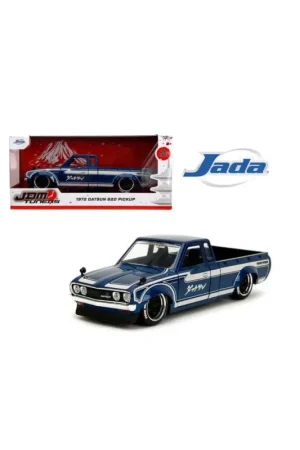 1:24 datsun 620 navy blue jdm tuners 1972 Miniatuur Gecertificeerd