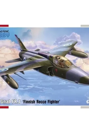 Seizoensaanbieding Folland Gnat FR.1 Finse verkenningsjager Schaalmodel