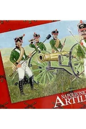 Hete Deal Napoleonic Russian Artillery. 4 cannon with 24 crew 4 pack horses and 12 interchangeable barrels.
