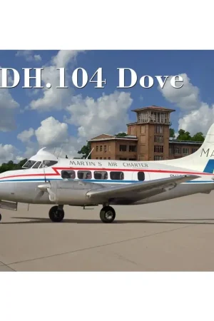 de Havilland DH-104 Dove Martins Air Charter Schaalmodel Koop Vandaag