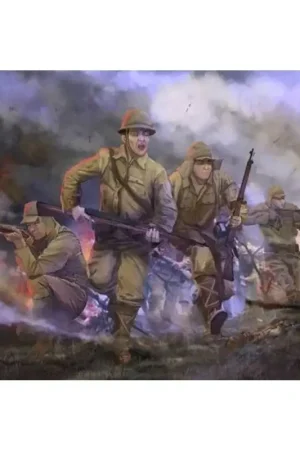Direct Verzonden Keizer Japanse Leger in Attack (WOII) Figuren