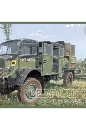 BedFord QLB 4x4 Bofors Gun tractor Schaalmodel Exclusieve Aanbieding