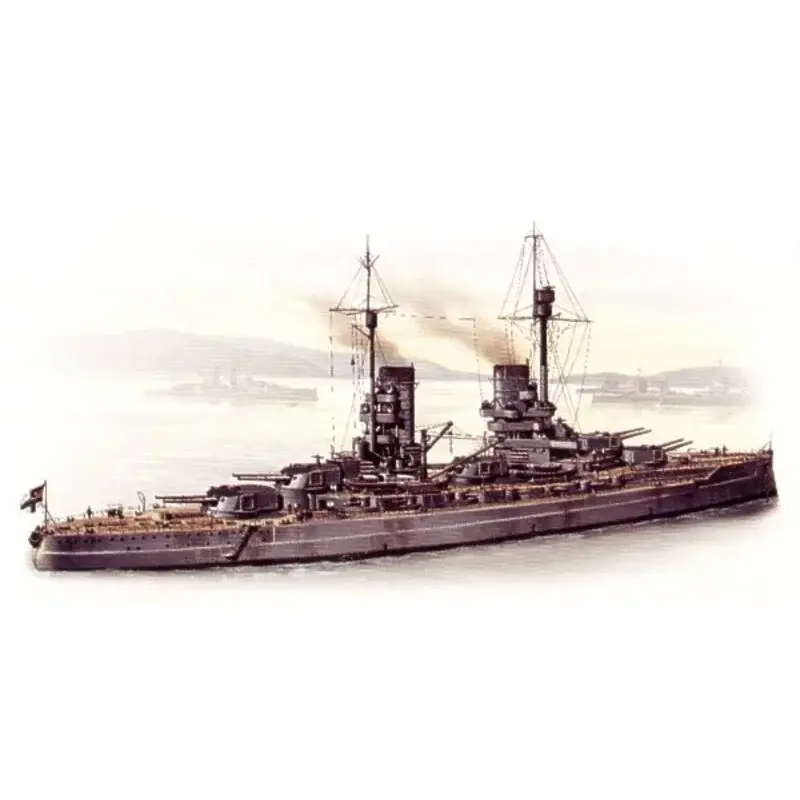 Gratis Retour Konig WWI German Battleship Schaalmodel