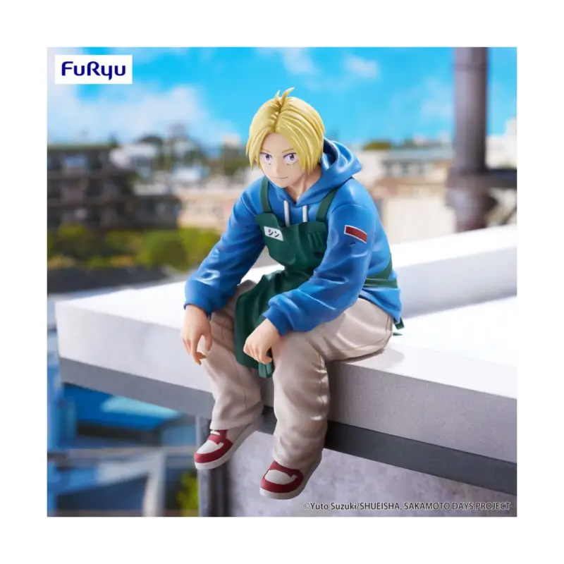 Beperkt Aanbod Sakamoto Days - Noodle Stopper Shin Asakura 15 cm Figuurtje