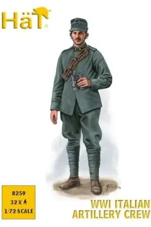 Betrouwbaar WWI Italian Artillery Crew Figuren