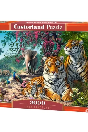 Tijdelijk Beschikbaar Puzzel Tiger Sanctuary Puzzle 3000 Pieces