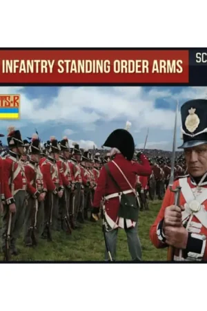 Britse infanterie Standing Order Arm Napoleonic Figuren Op = Op