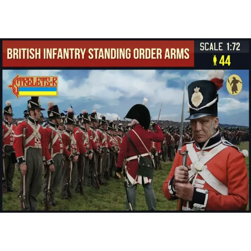 Britse infanterie Standing Order Arm Napoleonic Figuren Op = Op