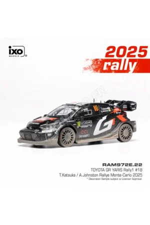 Toyota gr yaris rally1 18 katsuta/johnston wrc rallye monte-carlo 2025 Miniatuur Betaalbaar