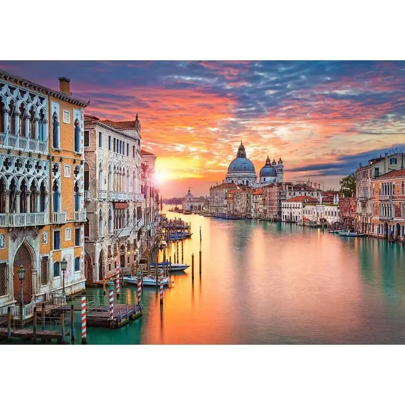 Venetië bij zonsondergang, puzzel 500 stuks Weekendaanbieding