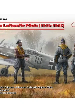 Beperkte Voorraad Duitse Luftwaffe-piloten (1939-1945) (3 staande figuren) (100% nieuwe mallen)