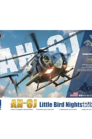 Shop Nu AH-6J Little Bird Nightstalkers w/Metal Barrels Schaalmodel