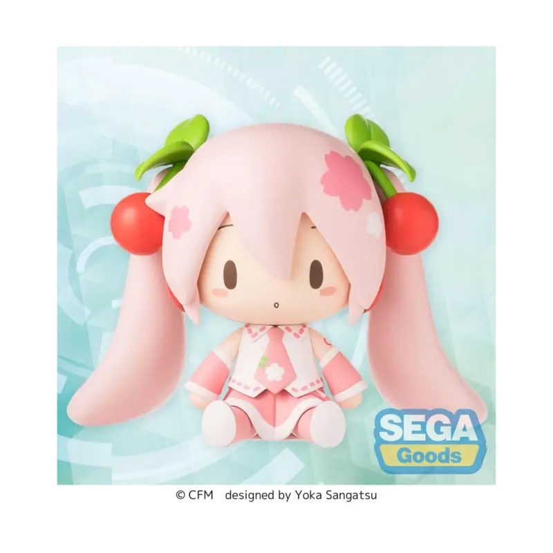 Character Vocal Series 01: Hatsune Miku Figure Fuwa Petit Chibi Sakura Miku 8 cm Figuurtje Op = Op