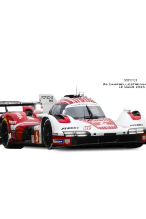 Veilige Betaling SOLIDO 1815101 PORSCHE 963 LMDh WHITE CAMPBELL / ESTRE / VANTHOOR 6 LE MANS 2025 1/18 Miniatuur