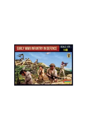 Early WWII infantry in defense figure 1:72 Figuren Express Levering