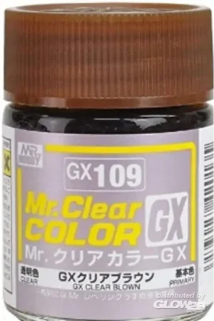Veilige Betaling Mr Hobby -Gunze Mr. Clear Color GX (18 ml) Clear Brown Acrylverf